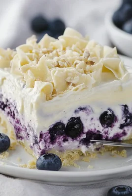 White Chocolate Blueberry Lasagna