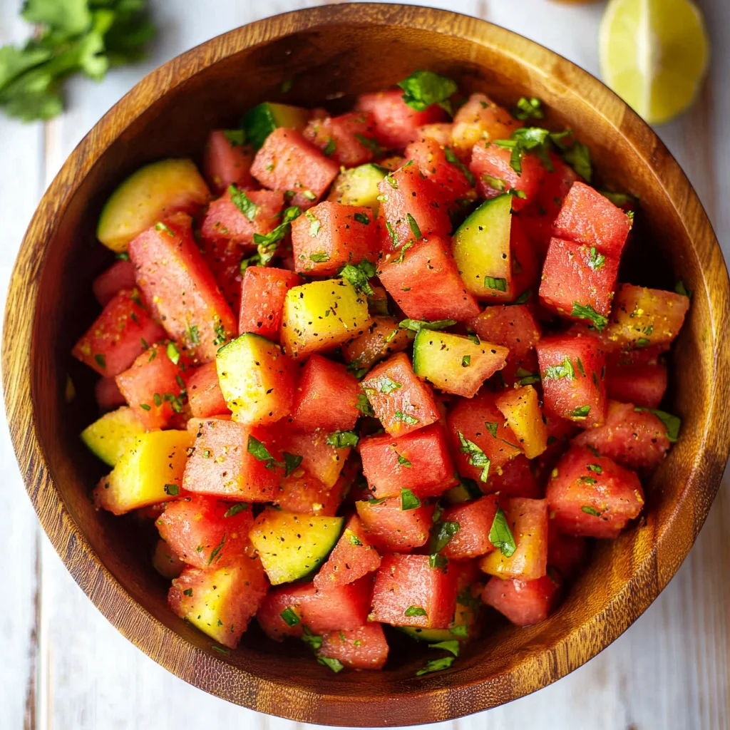 Zesty Watermelon Salad