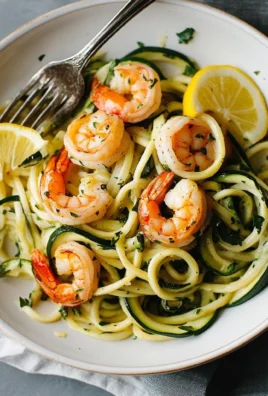 Zucchini Pasta with Lemon Garlic Shrimp