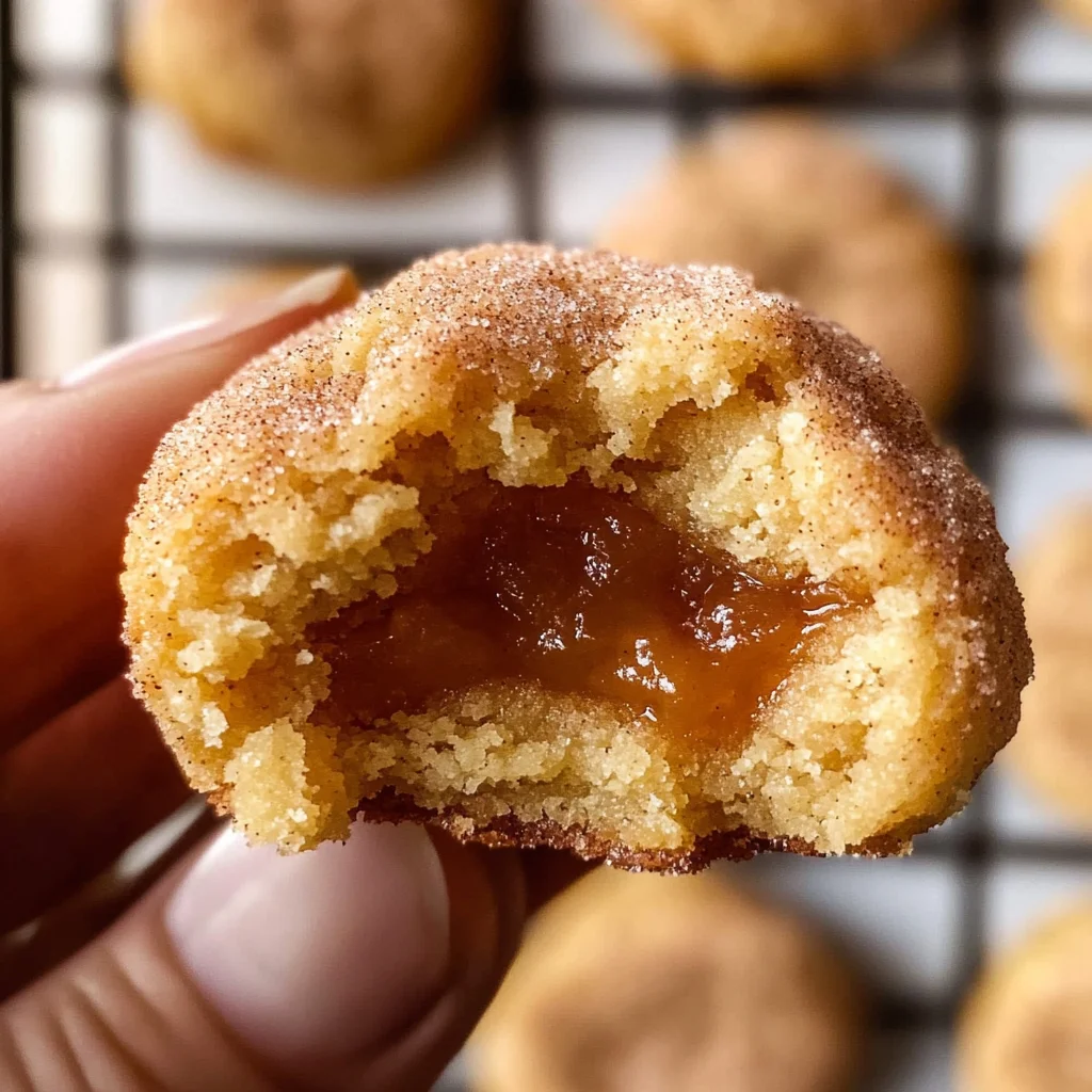 Apple Butter Snickerdoodle Cookies