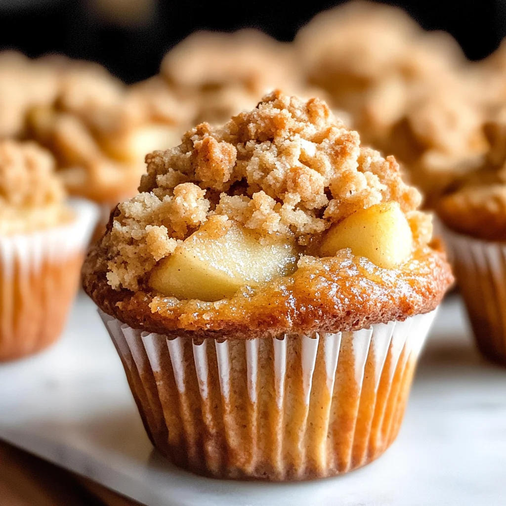 Apple Crumble Muffins