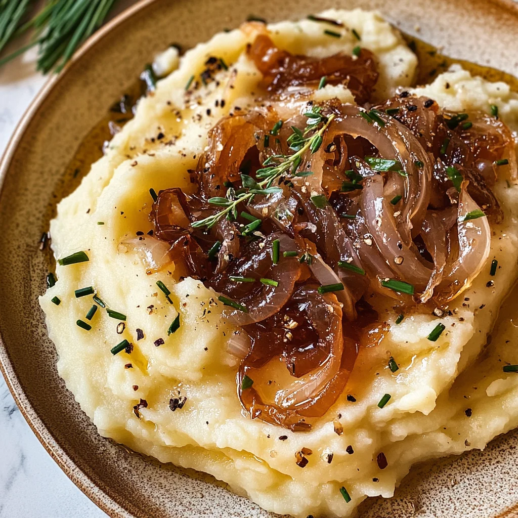 Best Ever Caramelized Onion Mashed Potatoes