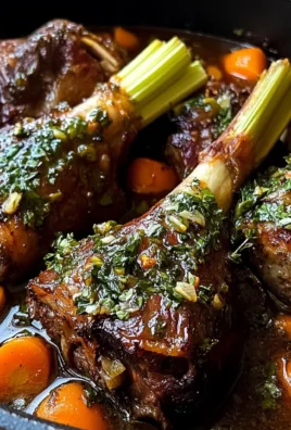 Braised Lamb Shanks with Aromatic Herb Gravy and Root Vegetables