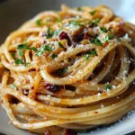 Caramelized Onion Pasta with Chilli Oil