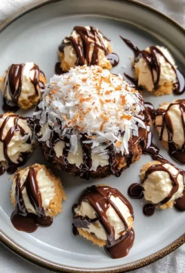 Coconut Dome with Chocolate Spread