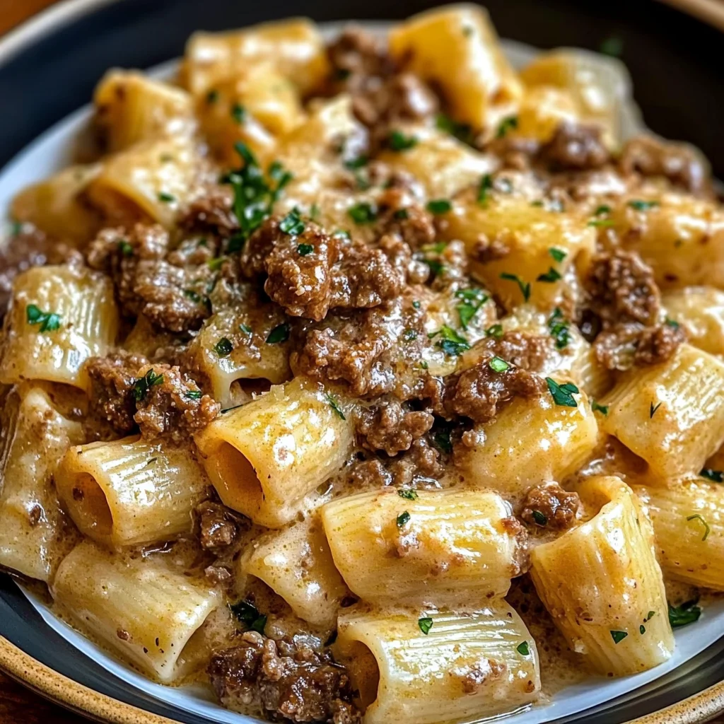 Creamy Beef Pasta Recipe
