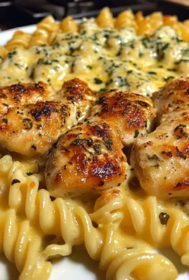Creamy Garlic Butter Chicken with Twisted Cheddar Pasta