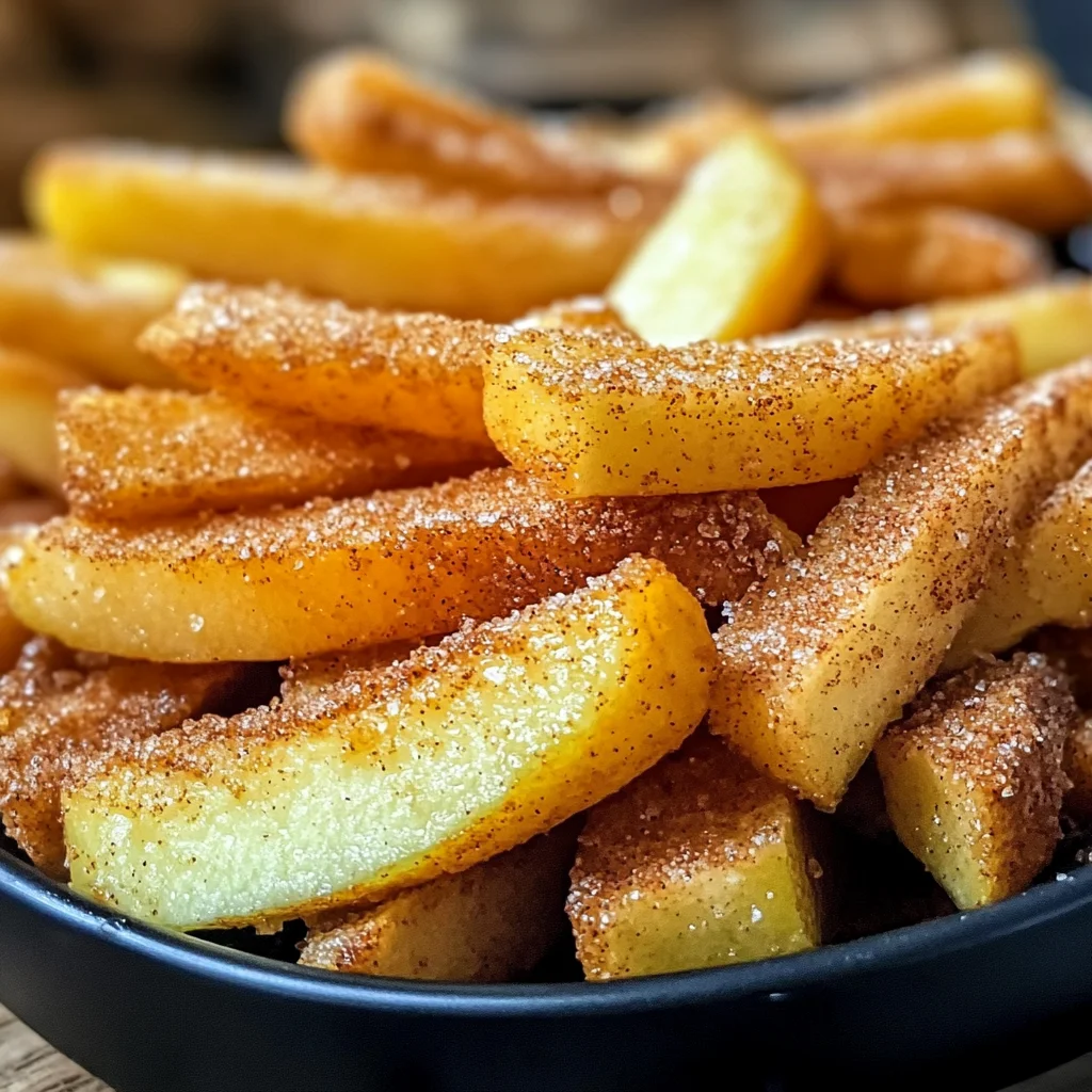 Crispy Air Fryer Apple Fries