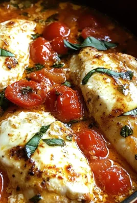 Garlic Tomato Chicken with Mozzarella