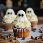 Halloween Cupcakes: Ghost Cupcakes