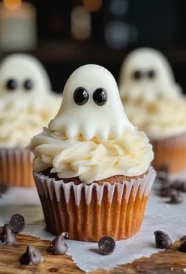 Halloween Cupcakes: Ghost Cupcakes
