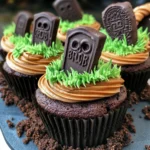 Halloween Graveyard Cupcakes