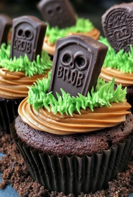 Halloween Graveyard Cupcakes