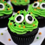 Halloween Slime Cupcakes