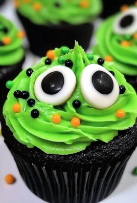 Halloween Slime Cupcakes