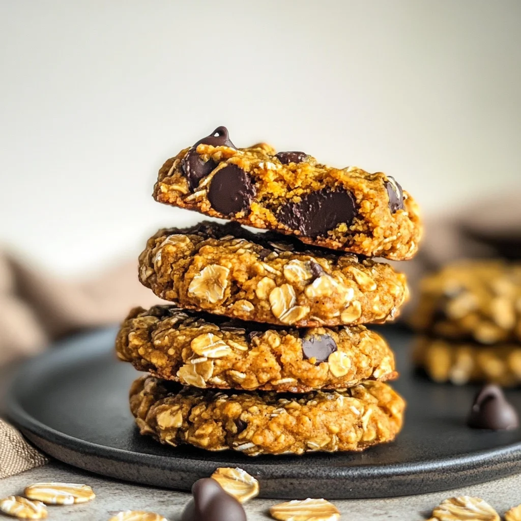 Healthy Pumpkin Oat Cookies