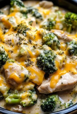 Irresistible Crockpot Creamy Broccoli Cheddar Chicken Delight