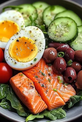 Omega Power Plate with Salmon & Avocado