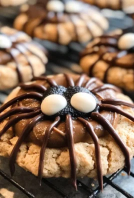Peanut Butter Spider Cookies