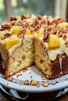 Pineapple Pecan Cream Cheese Pound Cake