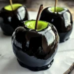 Poison Toffee Apples for Halloween