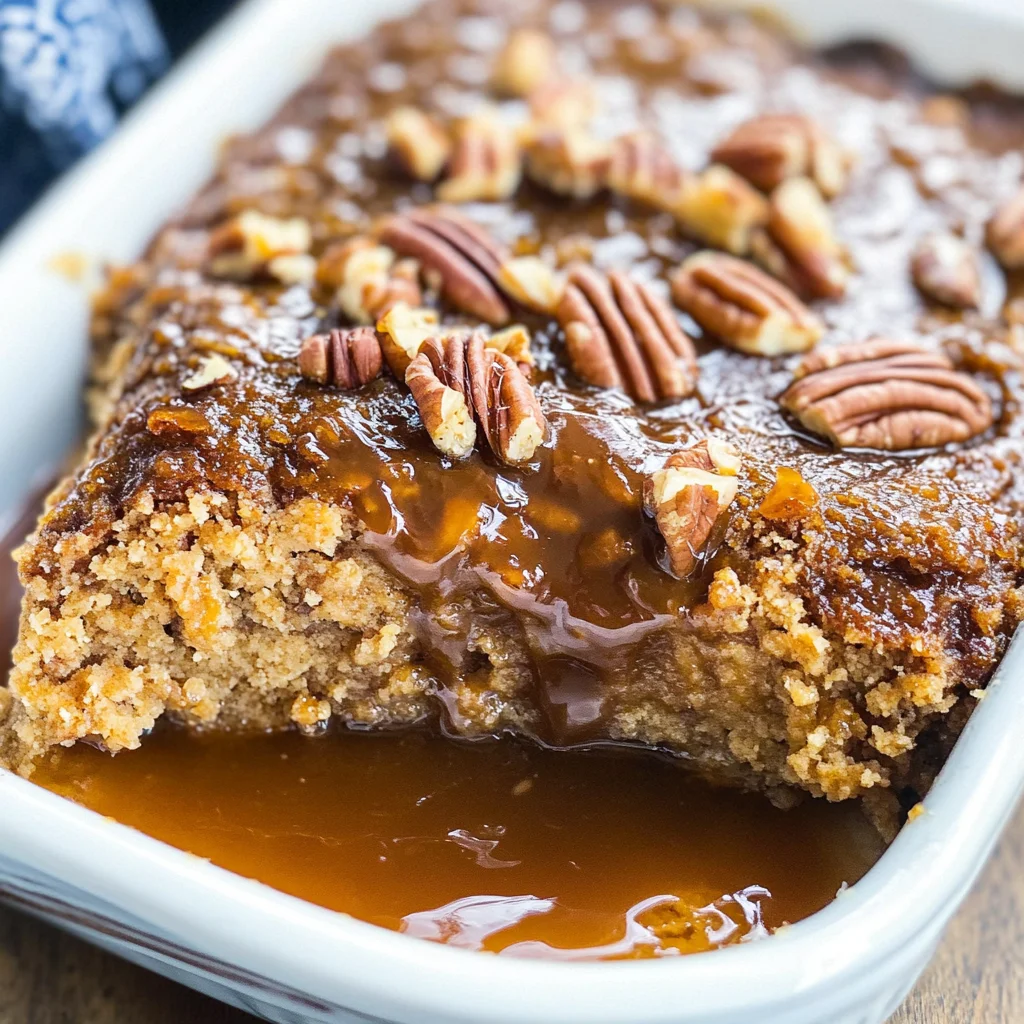 Pumpkin Pecan Cobbler