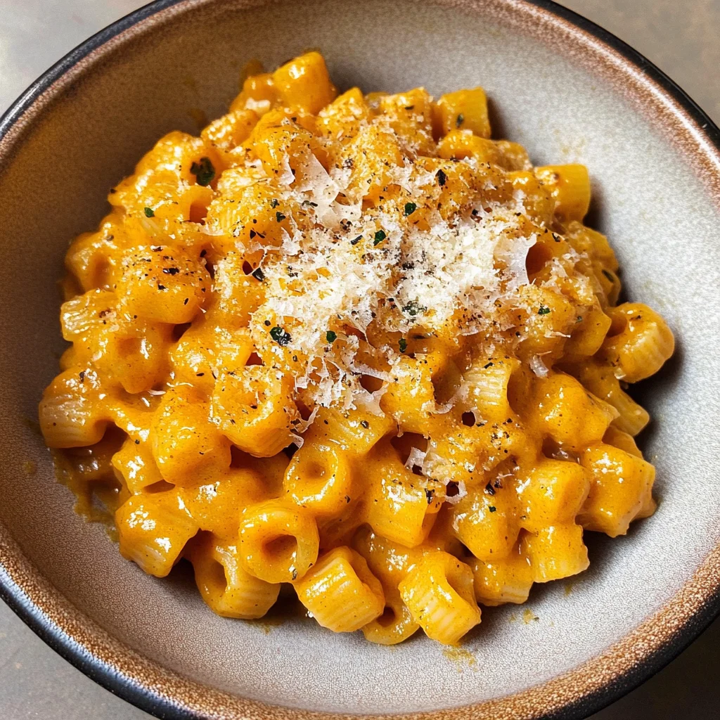 Roasted Pumpkin and Garlic Pasta