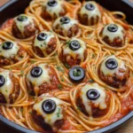Spooky Spaghetti & Eyeballs