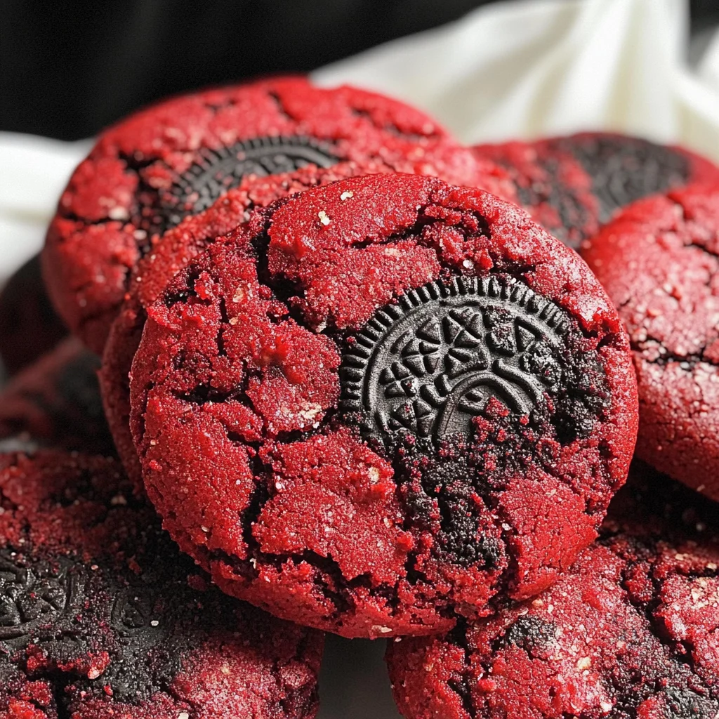 Stranger Things Red Velvet Cookies