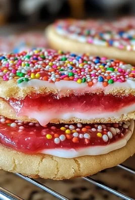 Strawberry Pop Tart Sugar Cookies