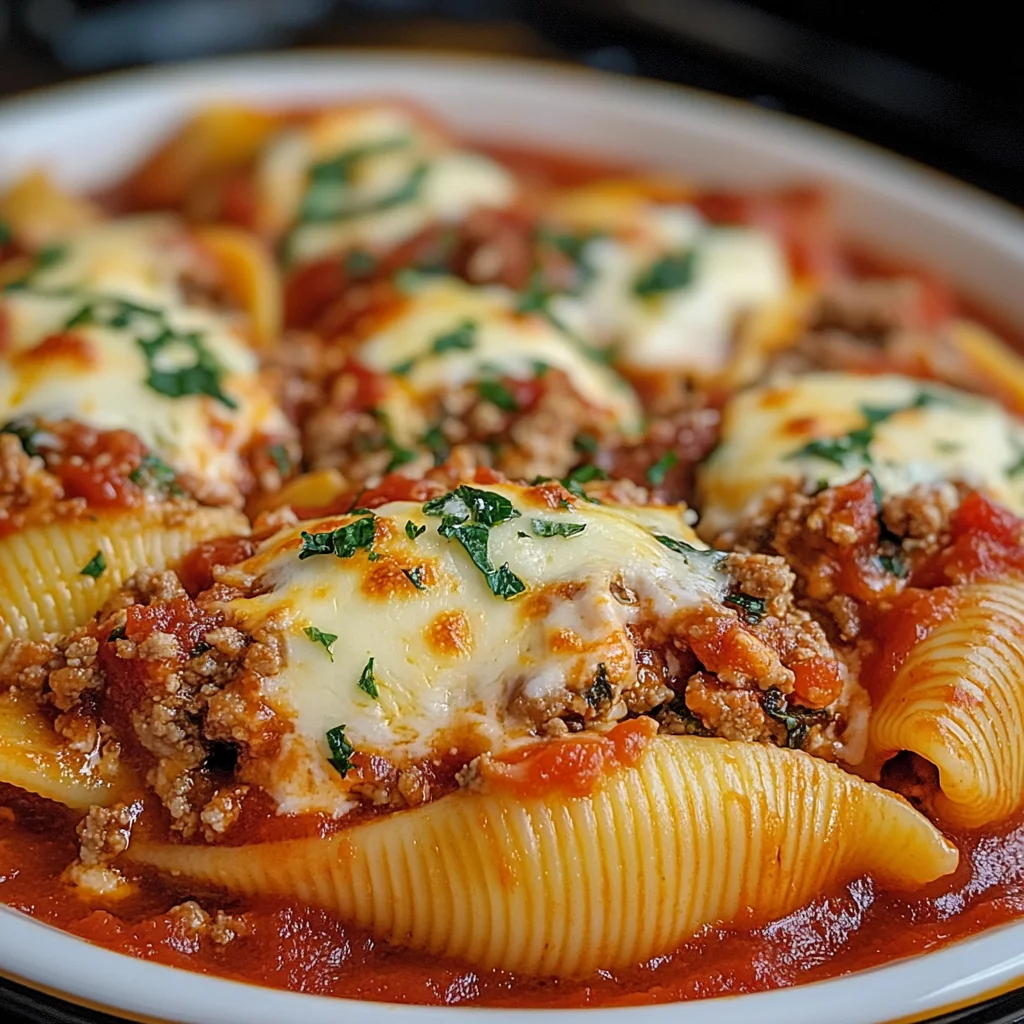 Stuffed Shells with Meat