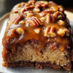 Upside-Down Caramel Pecan Cake