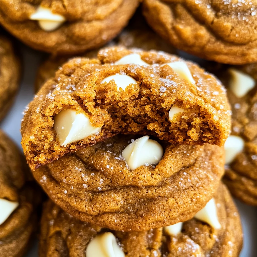 White Chocolate Pumpkin Snickerdoodles
