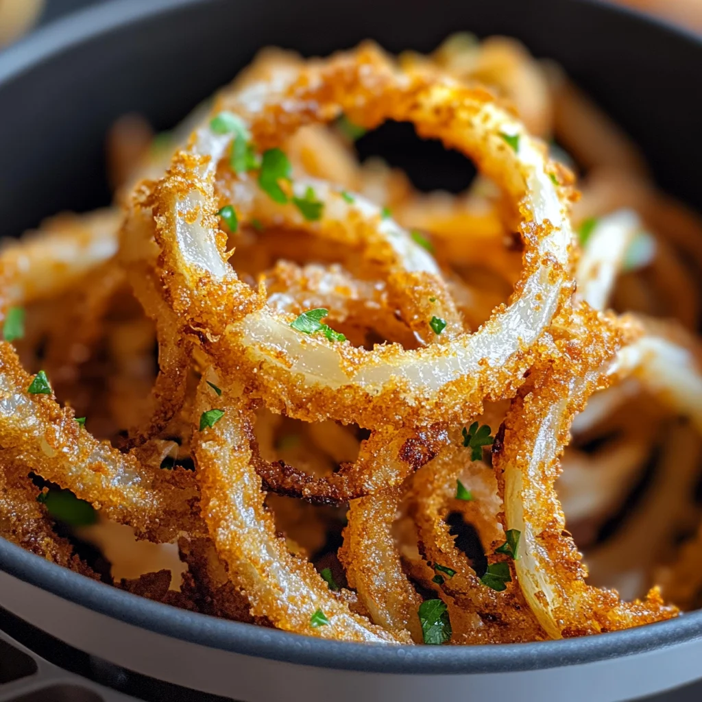 Air Fryer Crispy Onions recipe