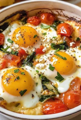 Baked Feta Eggs