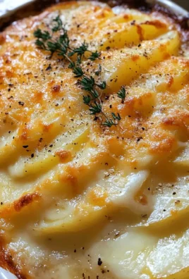 Cheesy Garlic Potatoes Gratin – Easy & Creamy Recipe