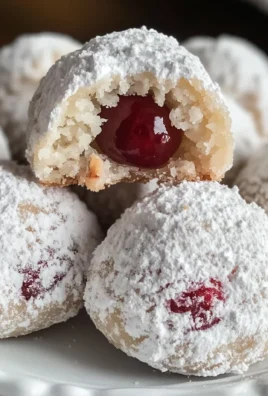 Cherry Snowball Cookies