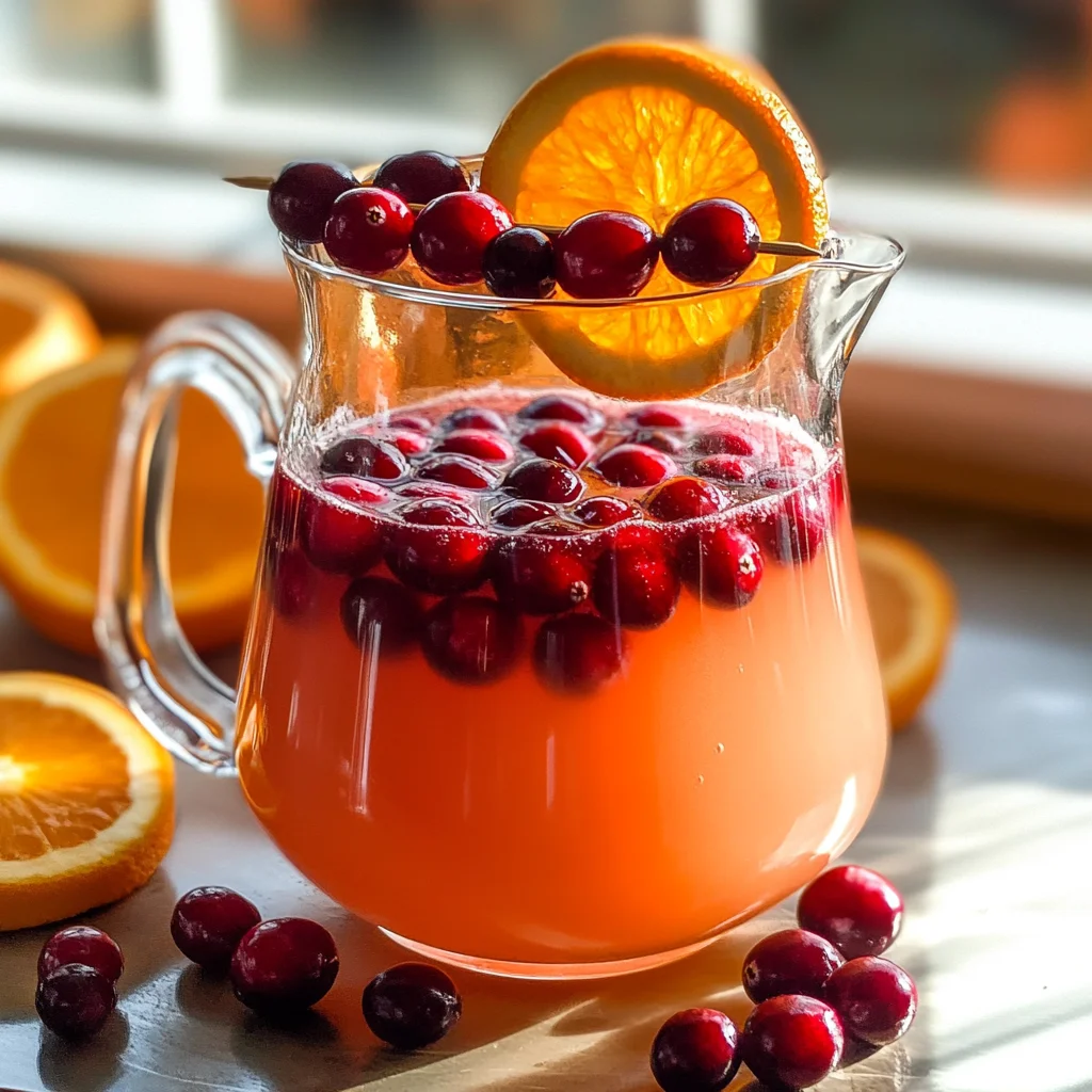 Cranberry Orange Margarita Sangria
