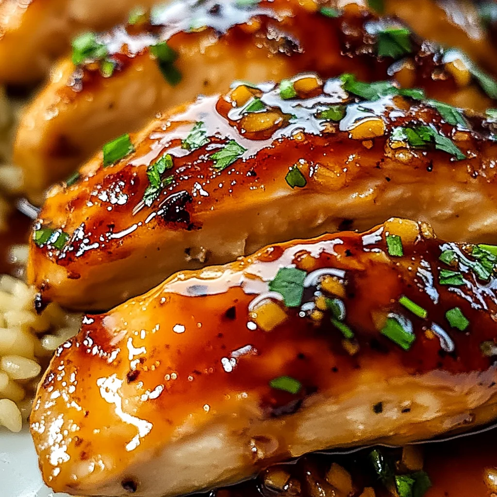 Honey Garlic Chicken Breasts