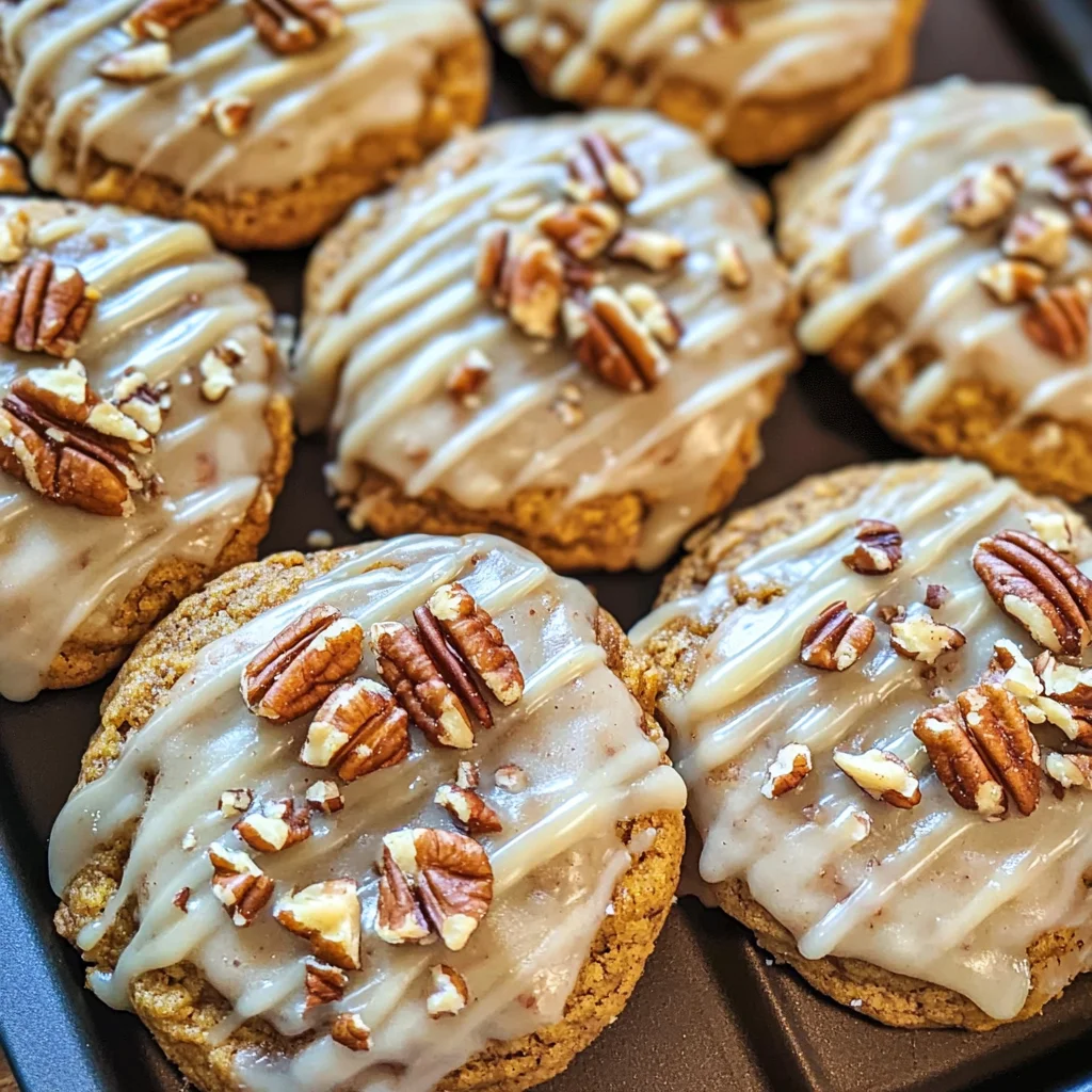 Maple Pecan Pumpkin Cookies
