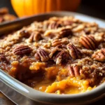 Pumpkin Pecan Cobbler