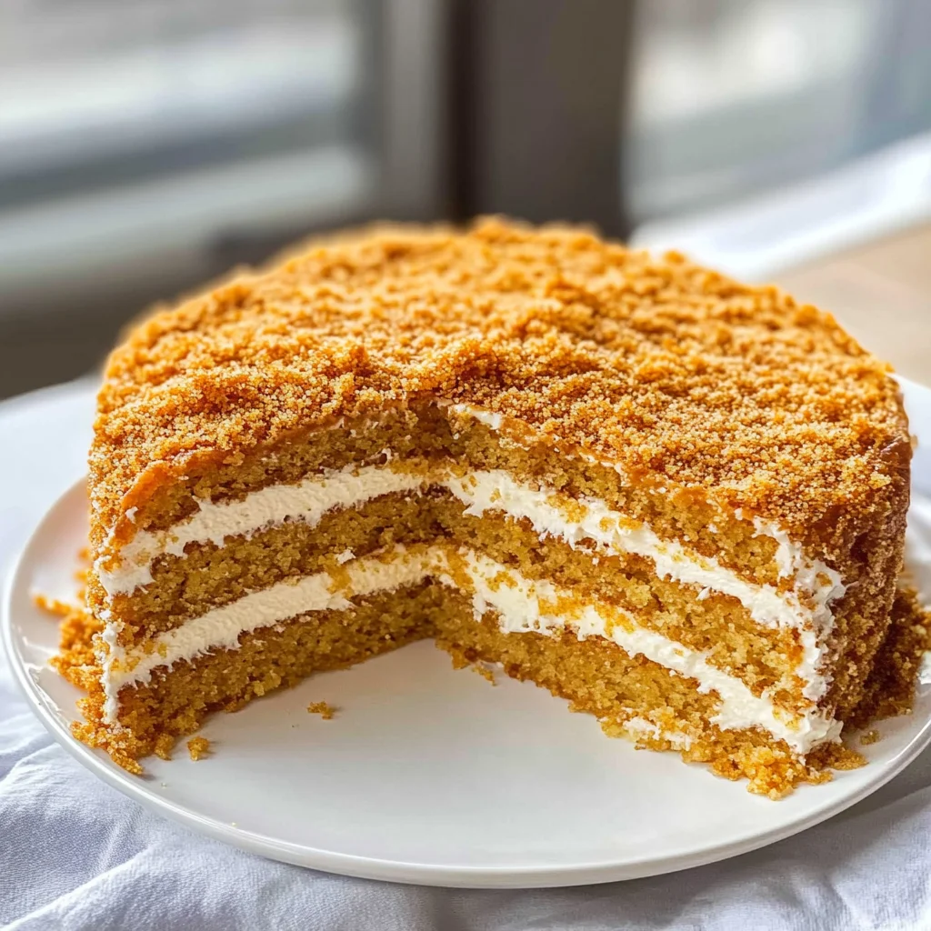 Russian Honey Cake Recipe (Medovik)