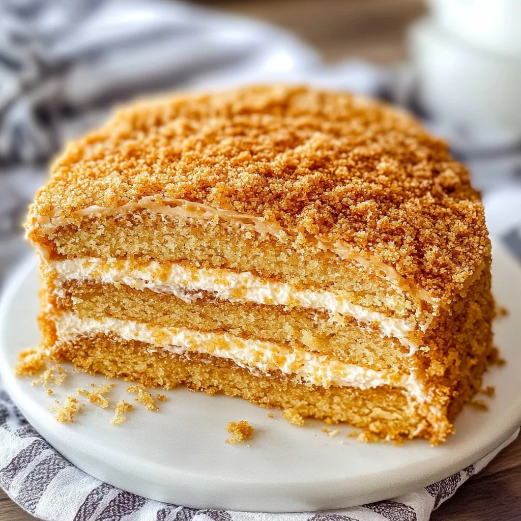 Russian Honey Cake Recipe (Medovik)