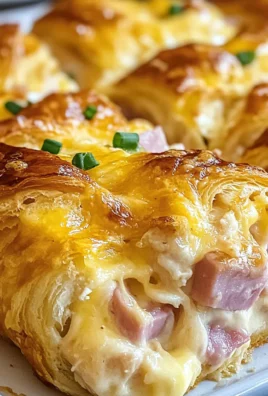 chicken chicken ham and Cheese Croissant Breakfast Casserole